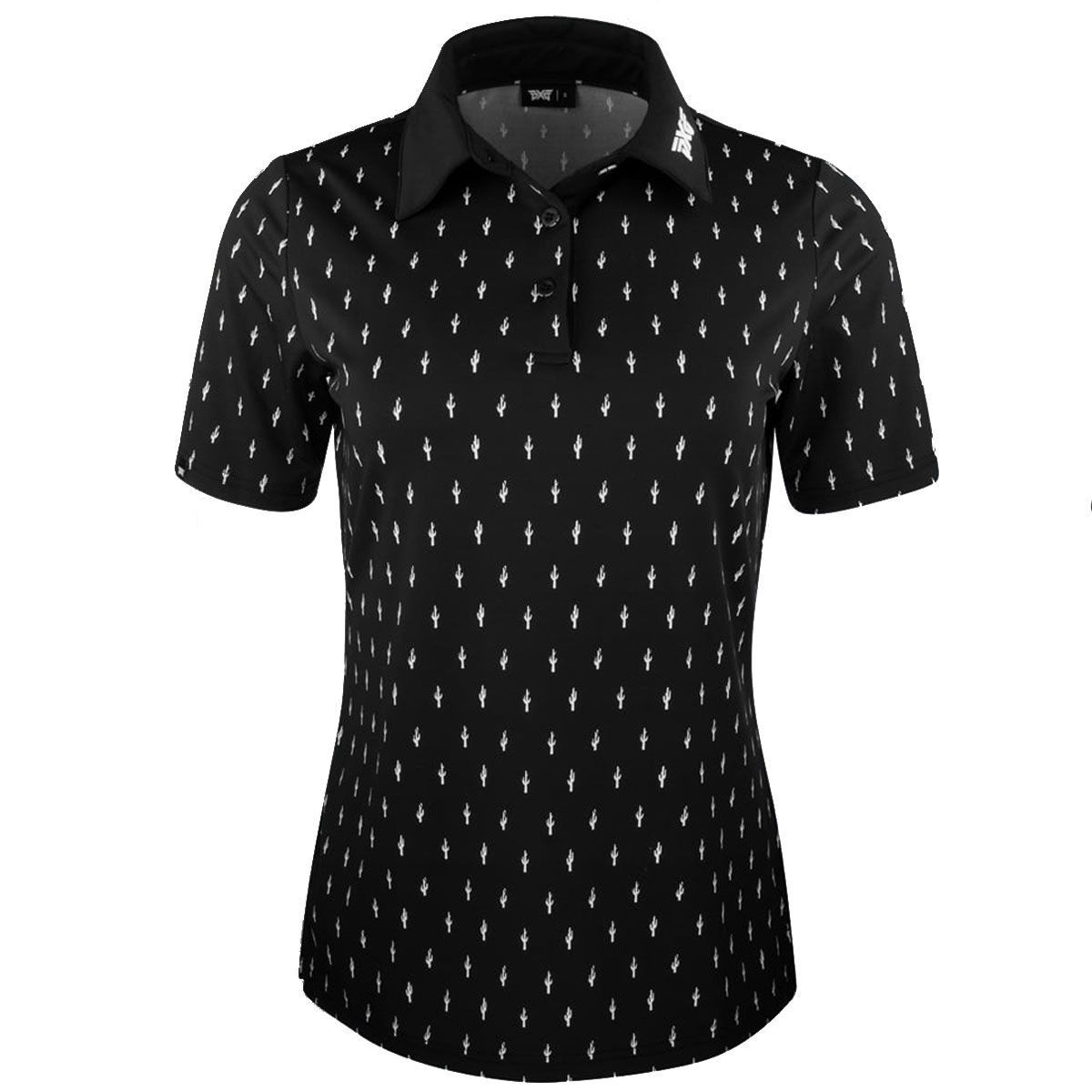 Egolf Megastore Pxg Women S Cactus Short Sleeve Polo Black Online Golf Store